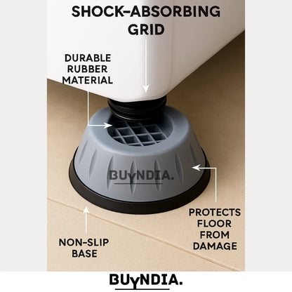 Anti Vibration Washing Machine Pads (Set of 4)